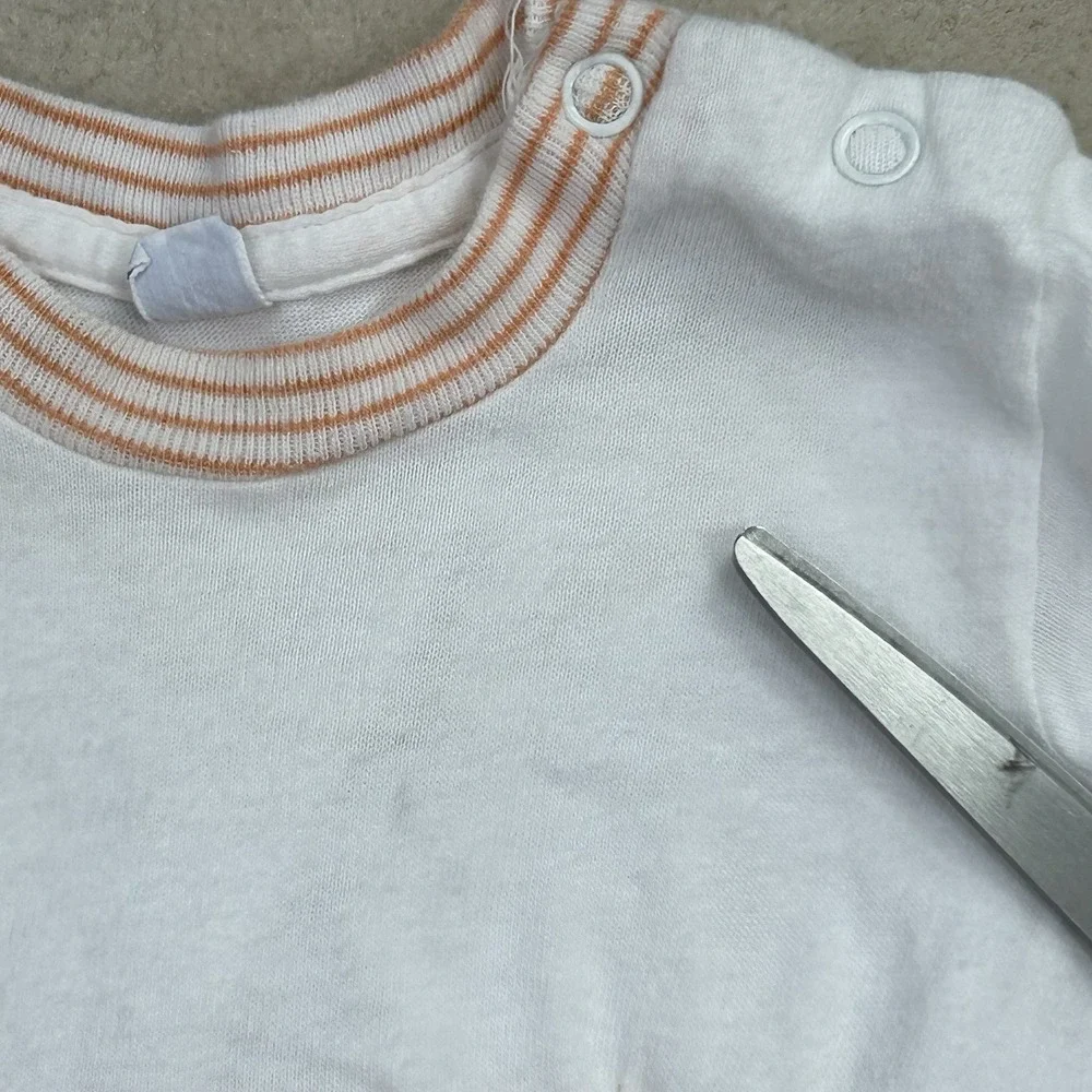 Vintage Carters Cotton Romper Boys One Piece 6 Months Snap Summer